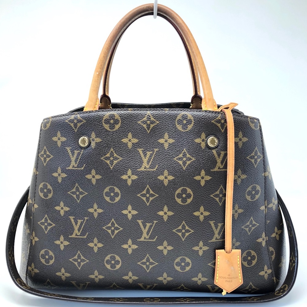 Auth Louis Vuitton Montaigne MM Bag Satchel - Picture 2 of 8